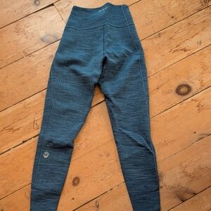 Blue High-Waisted Leggings